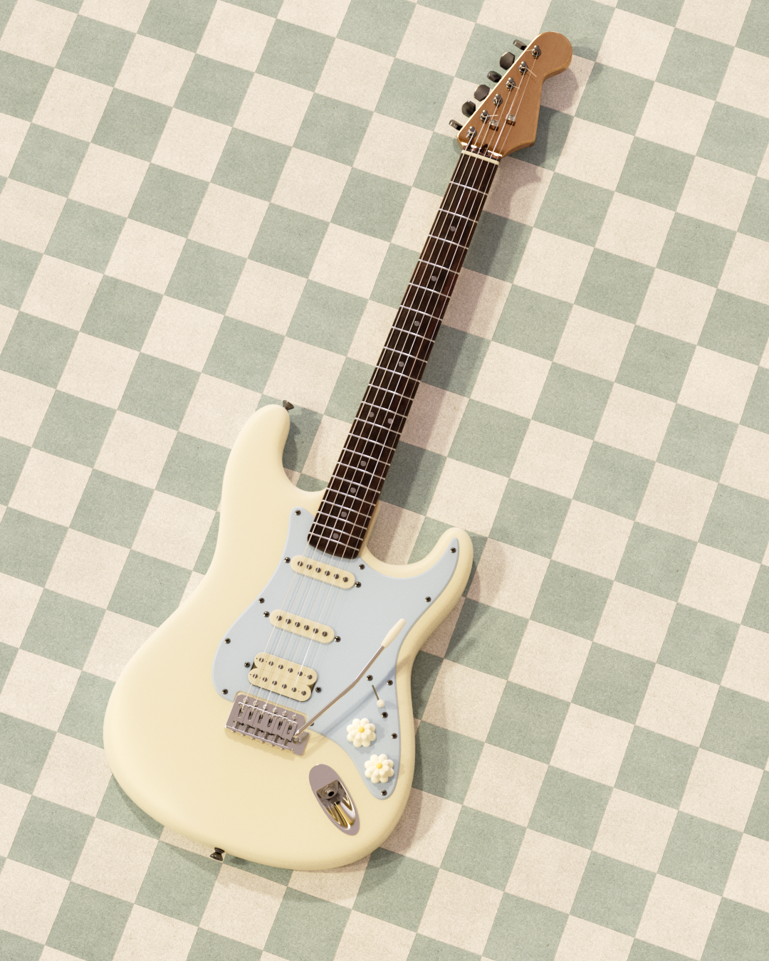 The Daisy Guitar Knob