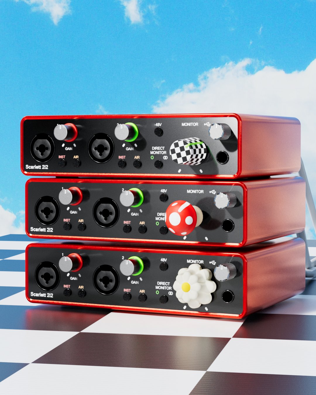 Focusrite Knobs