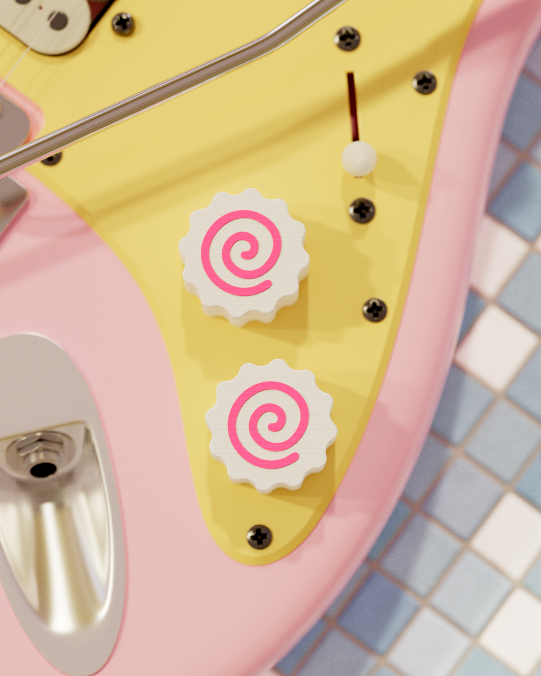 Naruto Guitar Knob
