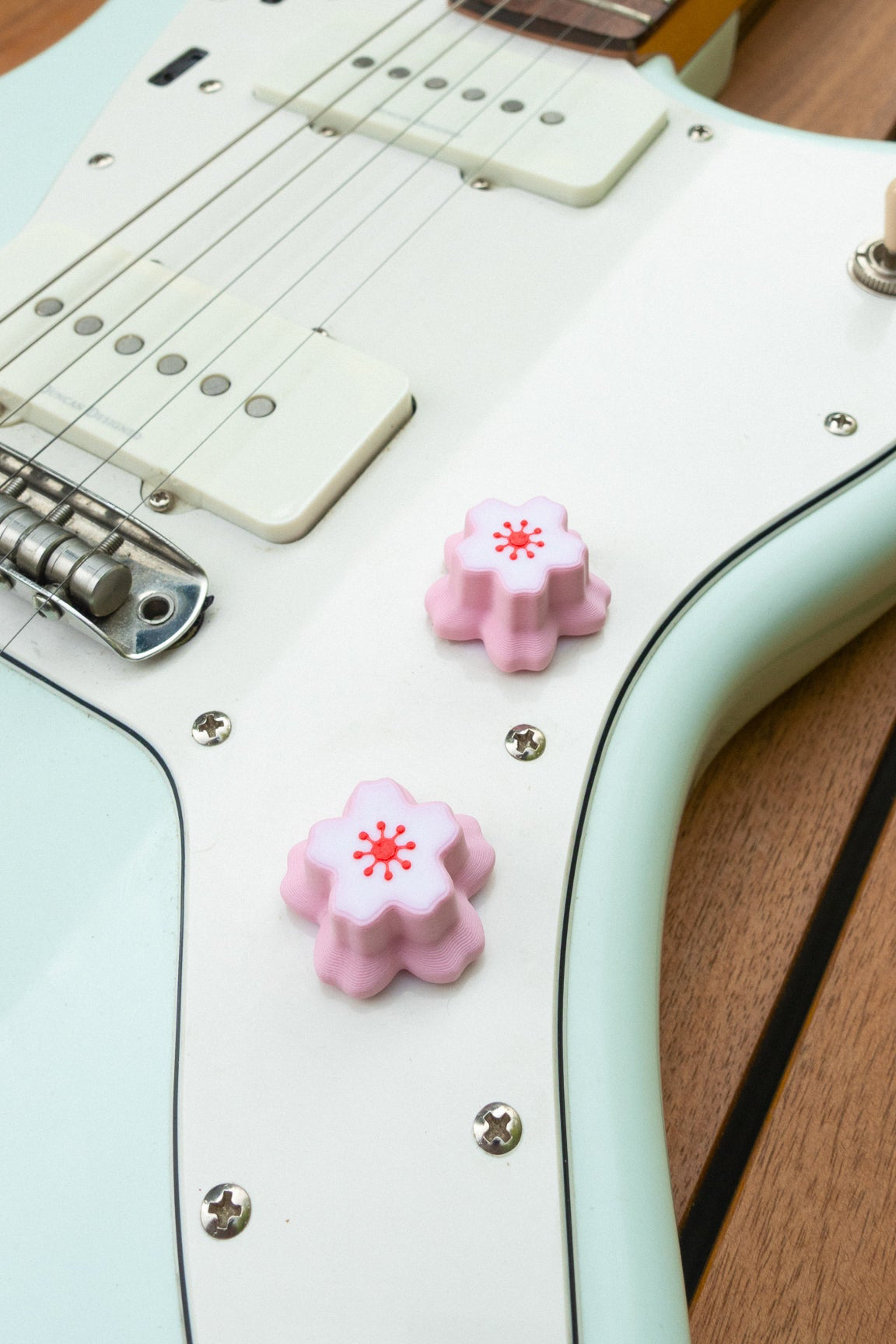 Cherry Blossom Guitar Knob