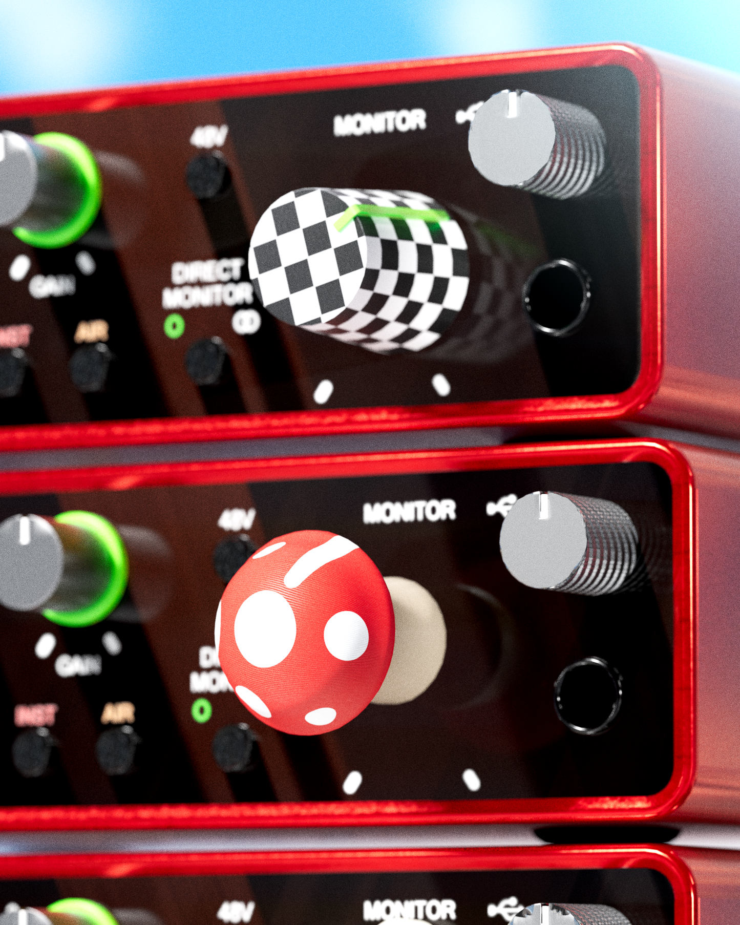 Toadstool Focusrite Knob