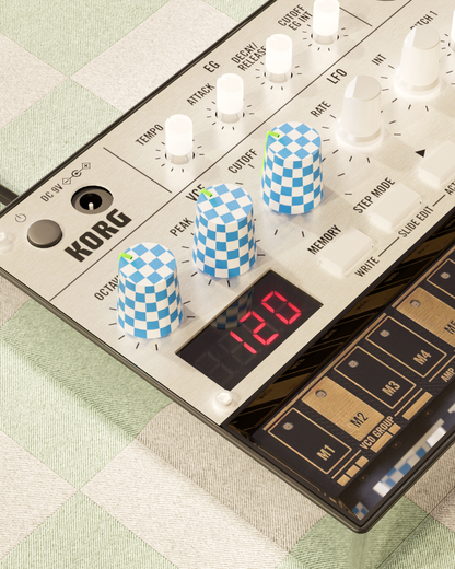 Checkered Knob