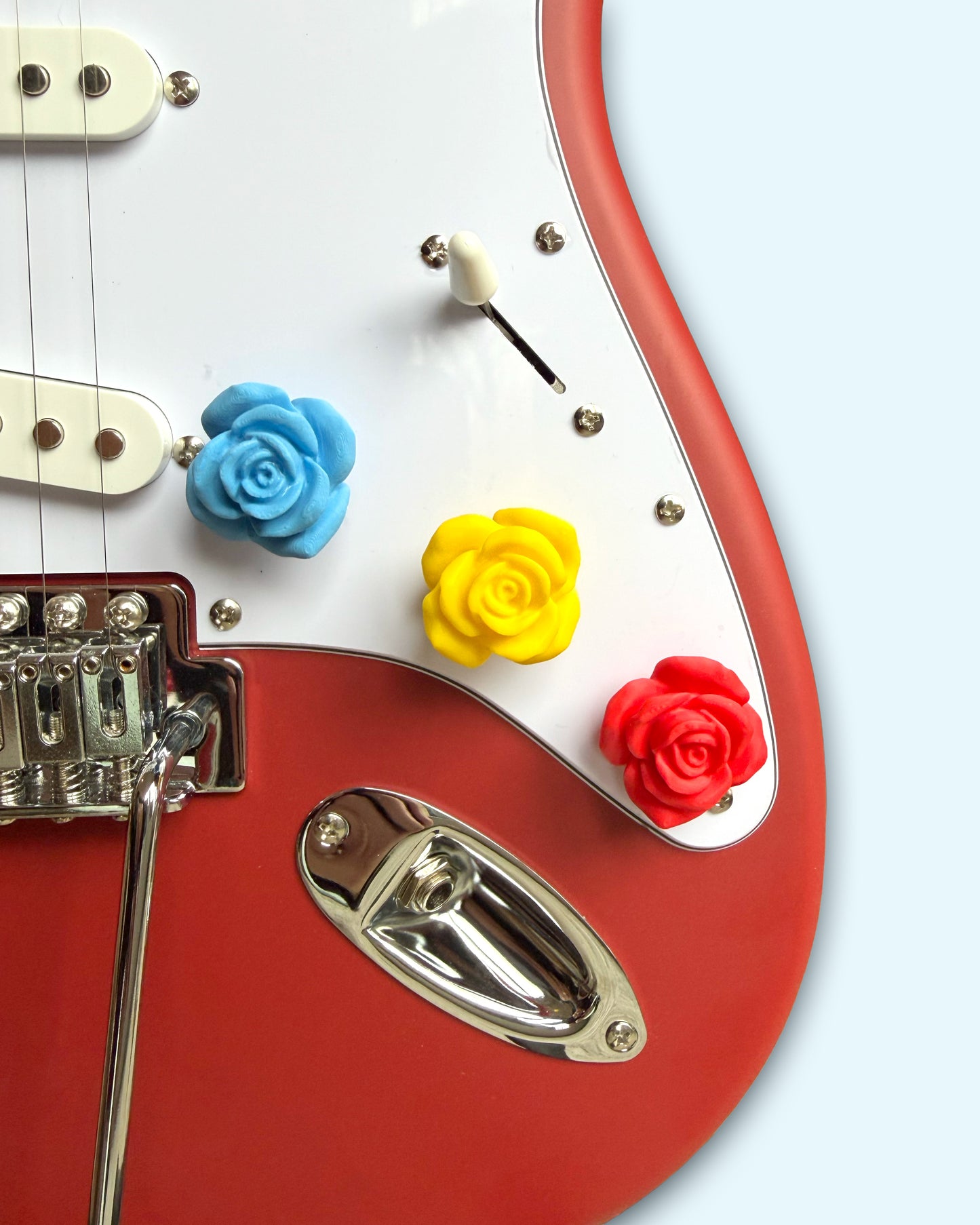 Rose Guitar Knob