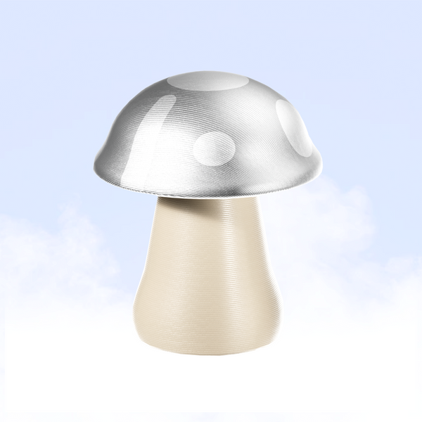 Mushroom (Silver + White)
