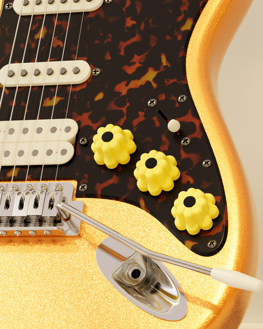 Sunflower Guitar Knob